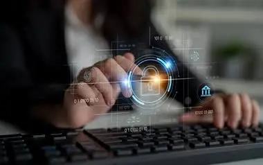 Servers connected to a protective security shield